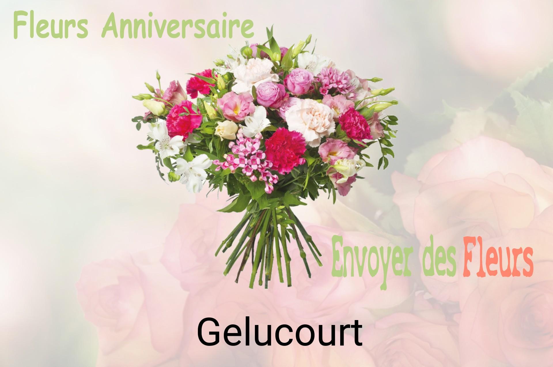 Bouquet de fleurs d’anniversaire livré à Gelucourt